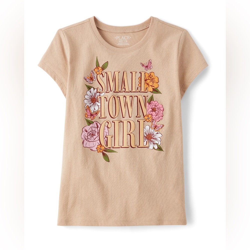 Toddler Girls Small Town Girl Short Sleeve Tee